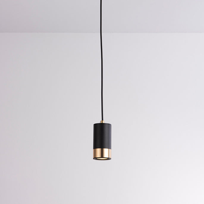 Modern Black Iron Mini Pendant Light Fixture for Minimalist Living Room