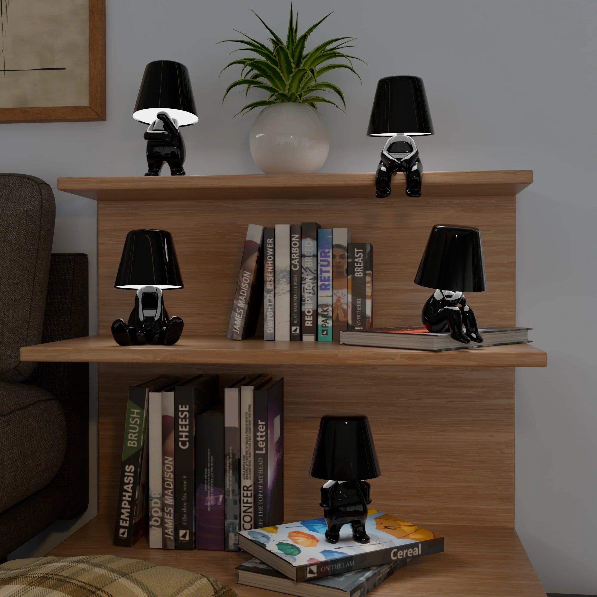 Elegant Black Metal Table Lamp Collection for Modern Living Spaces