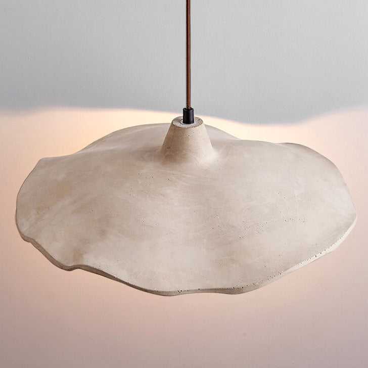 Japanese Vintage Cement Flower Shape Chandelier for Kitchen Island