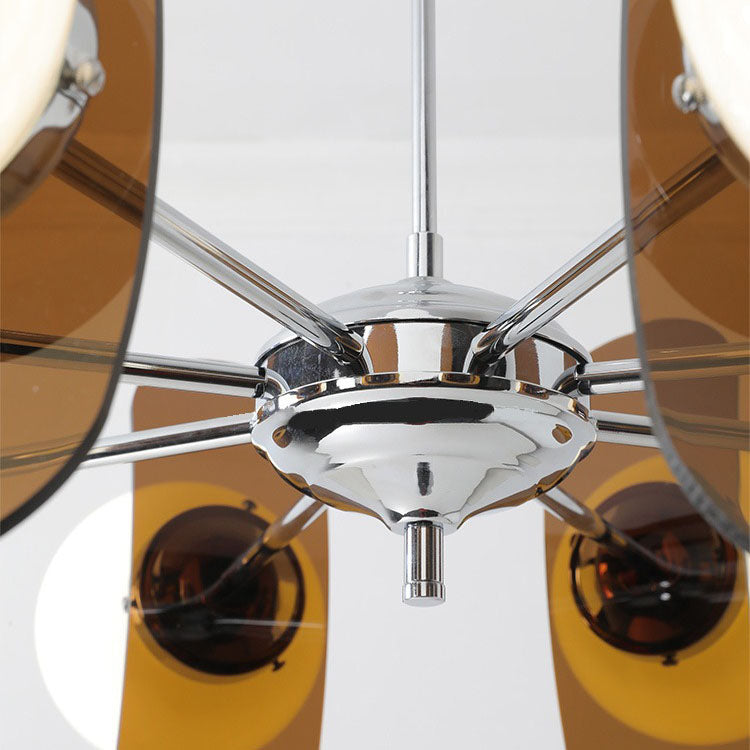 Mid-Century Modern Acrylic Magic Bean Chandelier for Living Room 3/8 Lights
