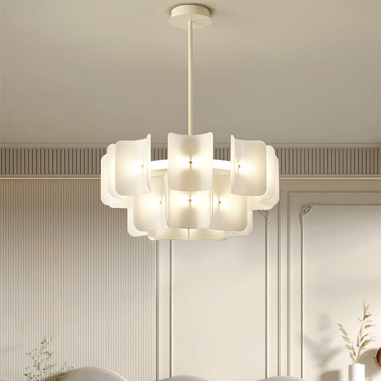 Contemporary Black Iron & Aluminum LED Island Chandelier for Kitchen