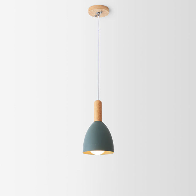 Nordic Minimalist Solid Color Macaron Chandelier for Modern Living Spaces