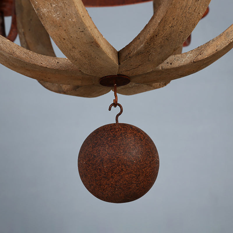 Rustic Wooden Branch Chandelier Candle Holder for Living Room Decor