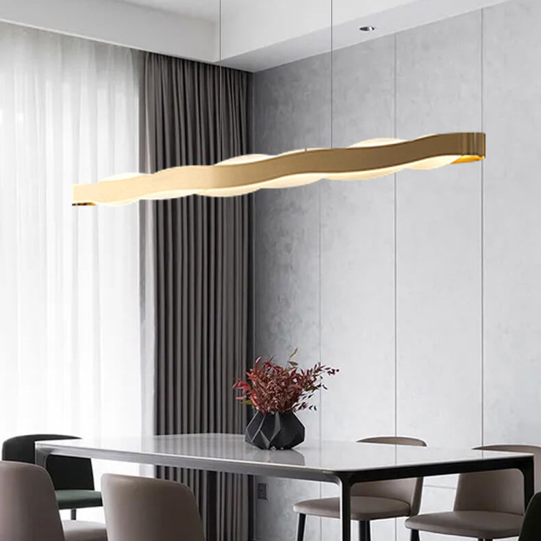Sleek Stainless Steel LED Chandelier with Acrylic for Modern Spaces