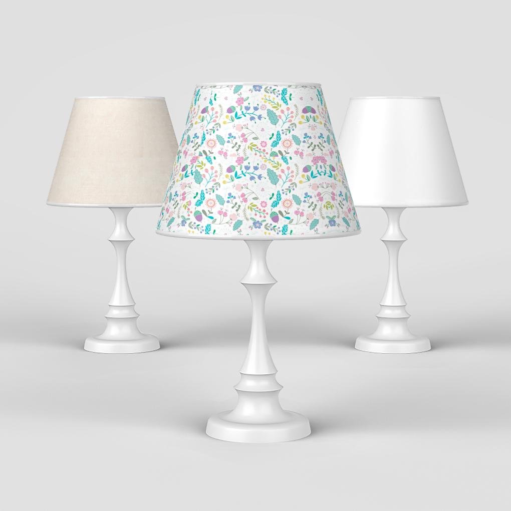 Modern White 19-Inch French Table Lamp for Stylish Living Room Decor
