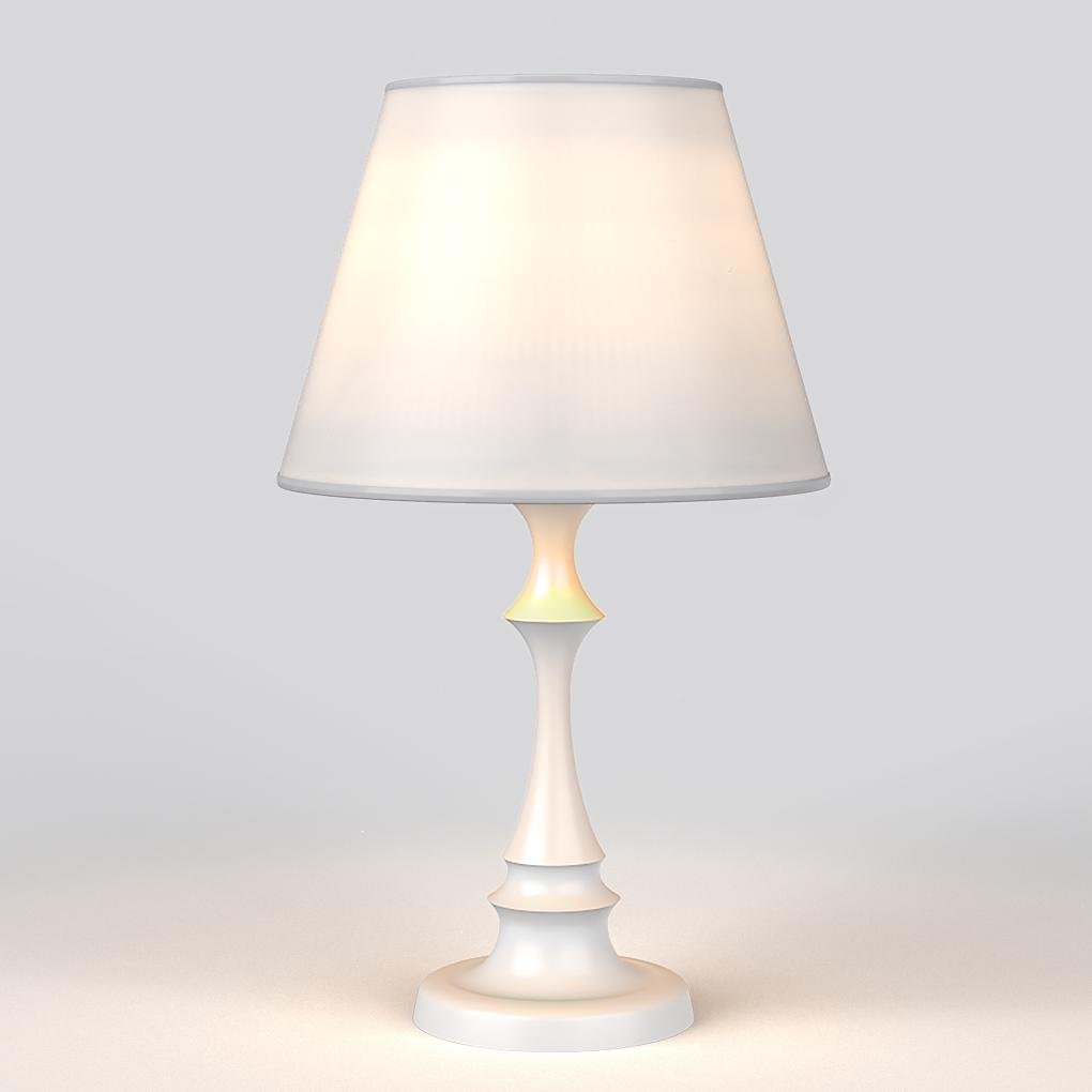 Modern White 19-Inch French Table Lamp for Stylish Living Room Decor