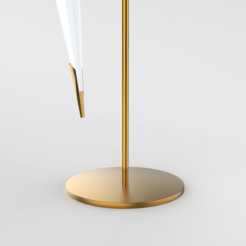 Modern White Origami Bird LED Accent Table Lamp for Living Room Decor