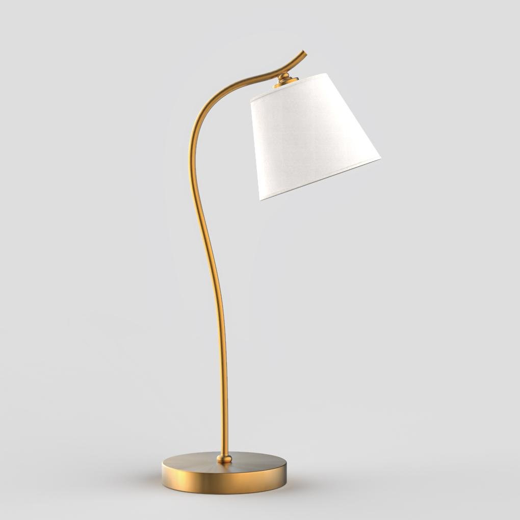 Stylish Industrial Black Gooseneck Desk Lamp with Cone Fabric Shade for Home Office