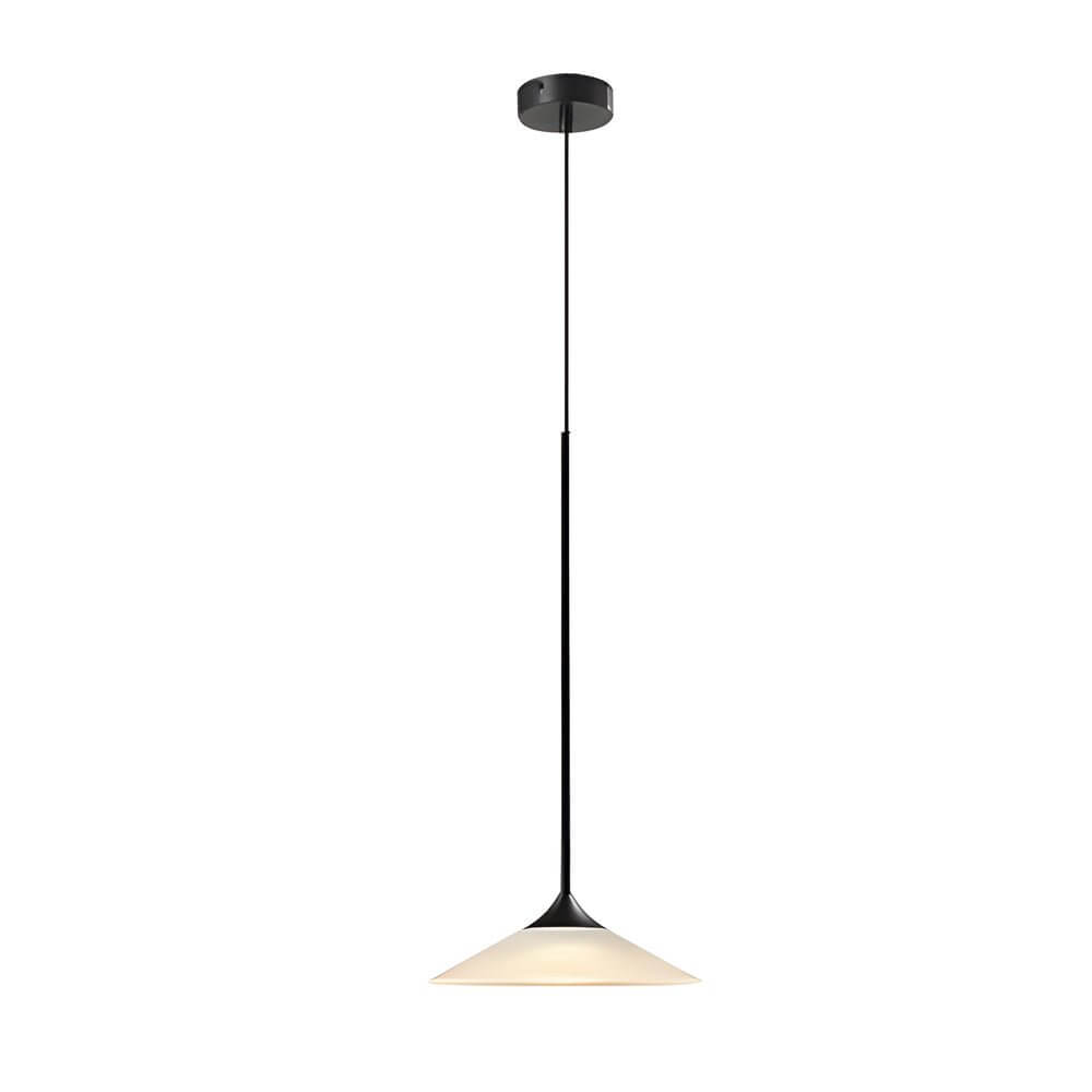 Modern White Acrylic Mini Cone LED Pendant Light for Kitchen Island