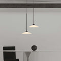 Modern White Acrylic Mini Cone LED Pendant Light for Kitchen Island