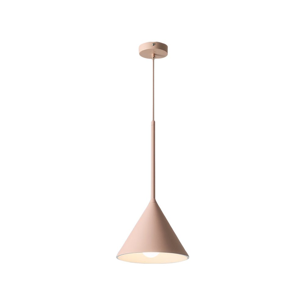 Modern Pink Resin Figura Arc Pendant Lamp for Bedroom or Living Room