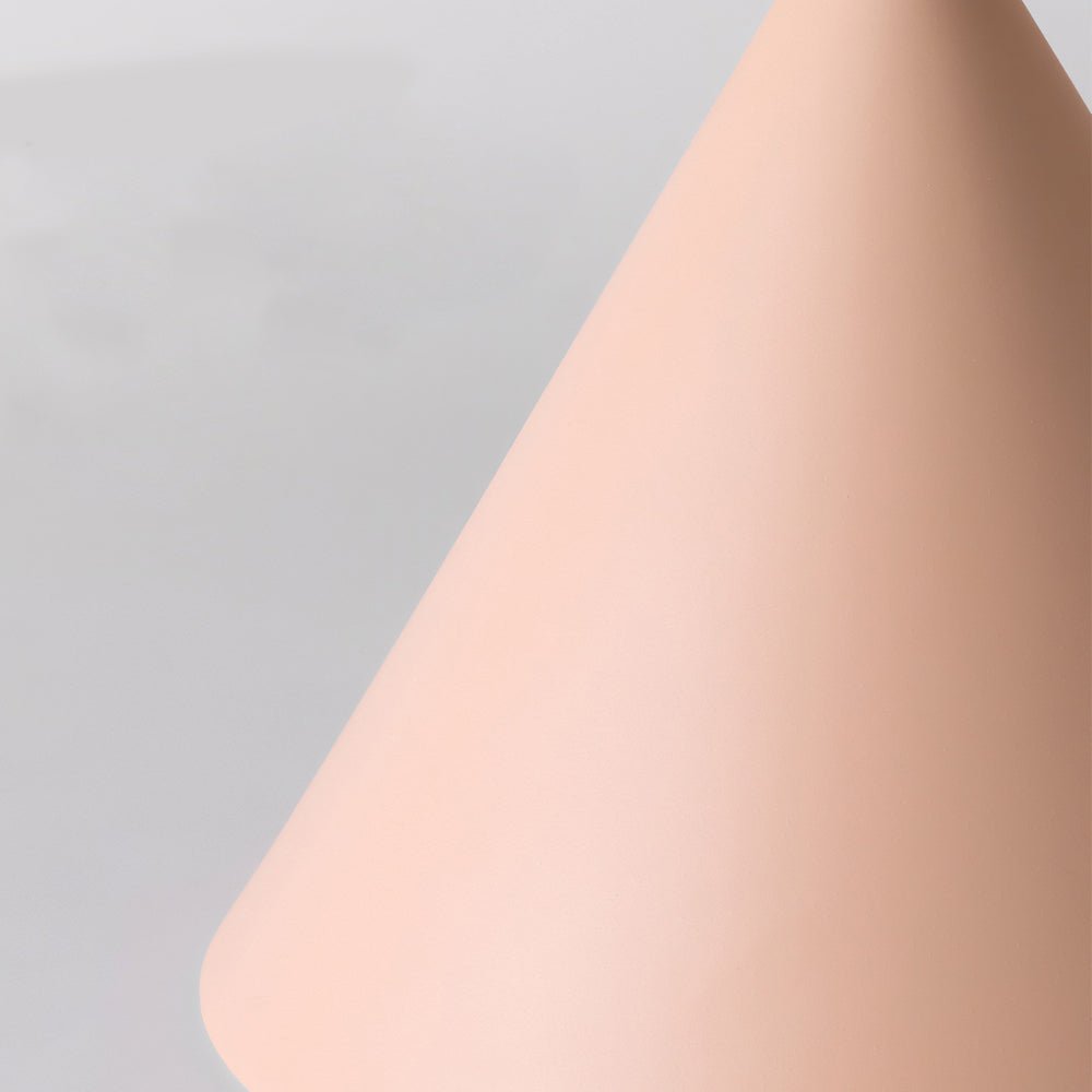 Modern Pink Resin Figura Arc Pendant Lamp for Bedroom or Living Room
