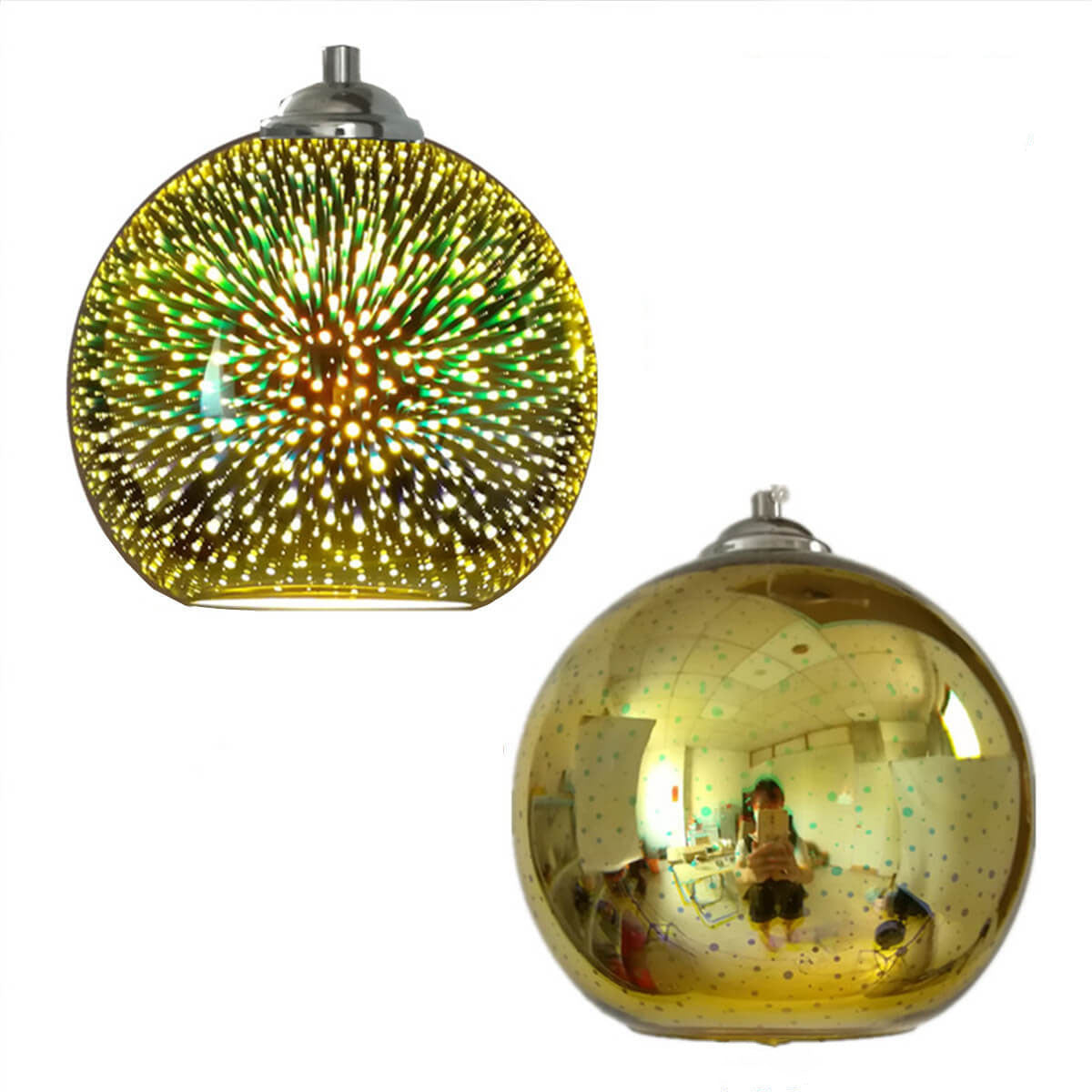 Vibrant 3D Glass Fireworks Pendant Light Fixture for Modern Interiors