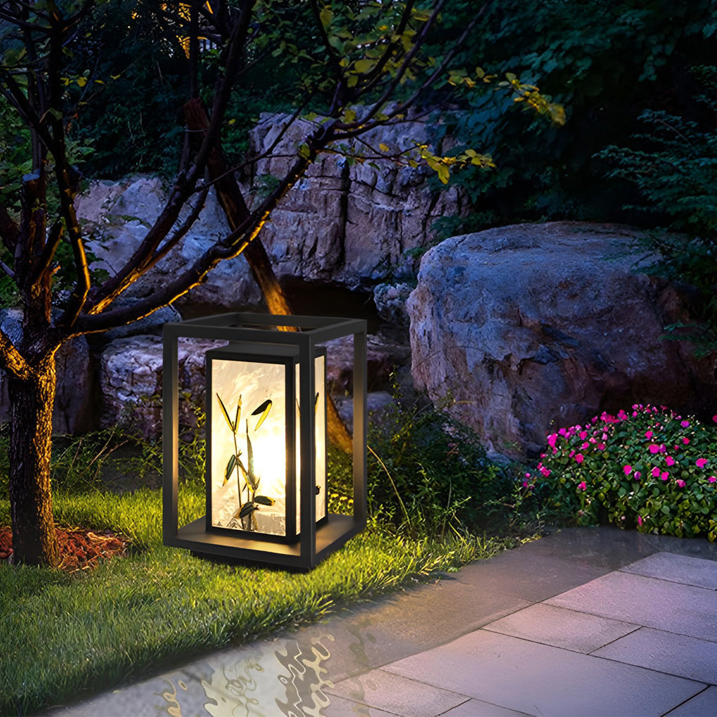 Decorative Solar LED Pathway Lights in Elegant Landscape Design for Gardens