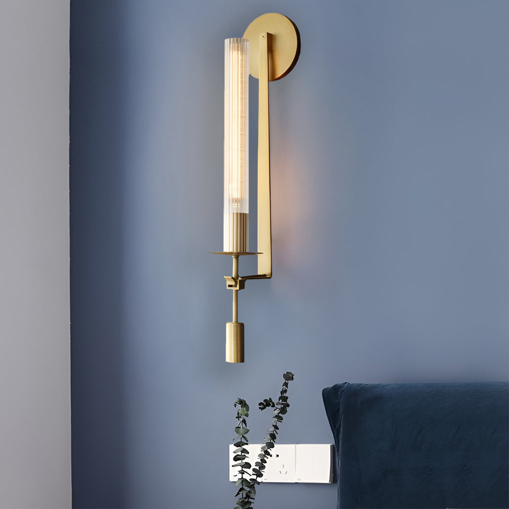 Elegant Crystal E14 Wall Lamp Fixture - Postmodern Plug-in Lighting