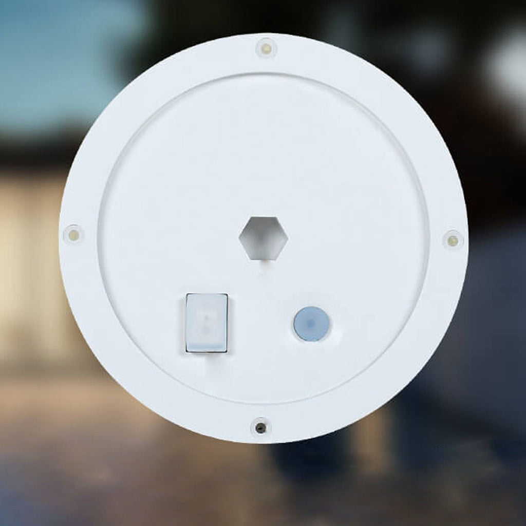 Bright White Solar-Powered Waterproof PE Spherical LED Lawn Lights