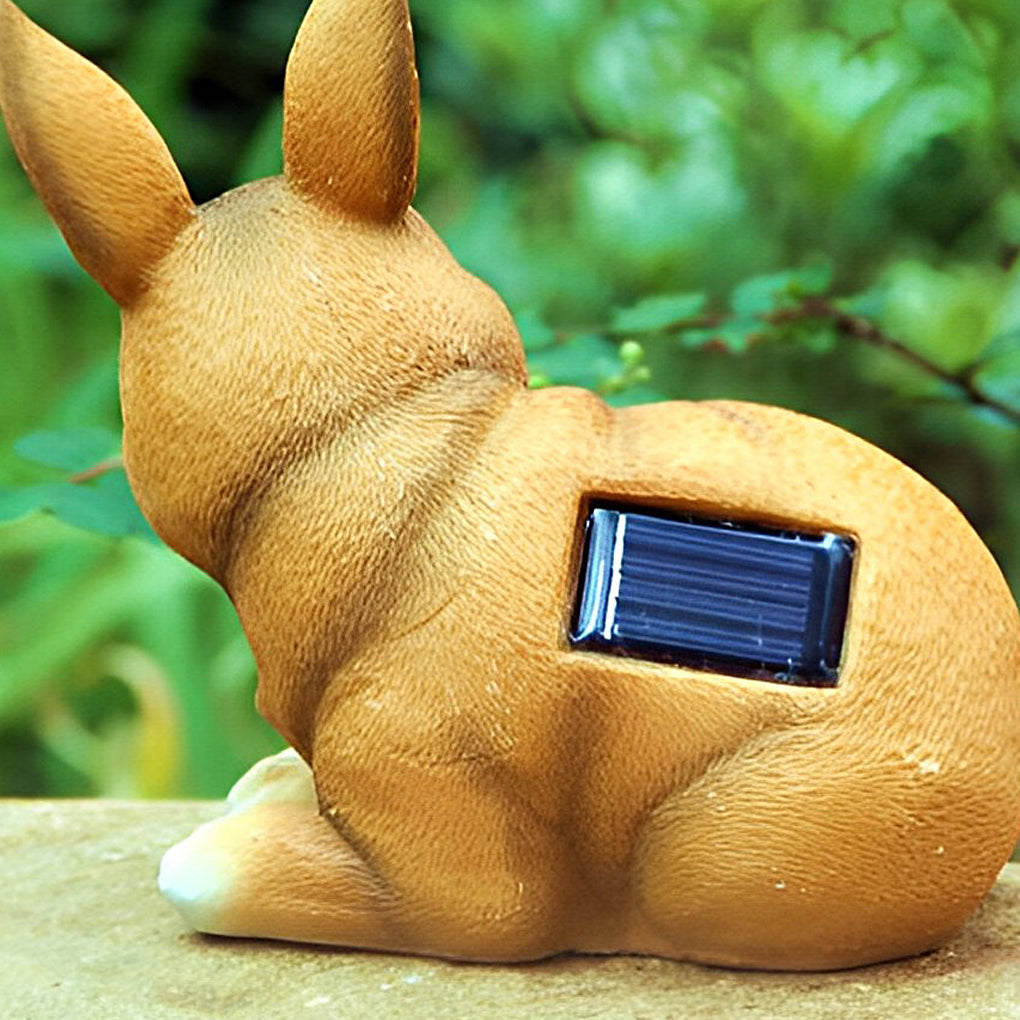 Colorful Resin Solar Garden Lamp for Dogs, Rabbits, and Snails