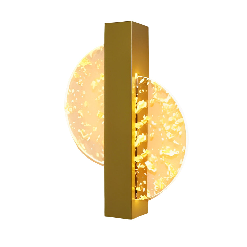 Nordic LED Wall Lamp, Round Square Semicircle Design for Bedroom Decor
