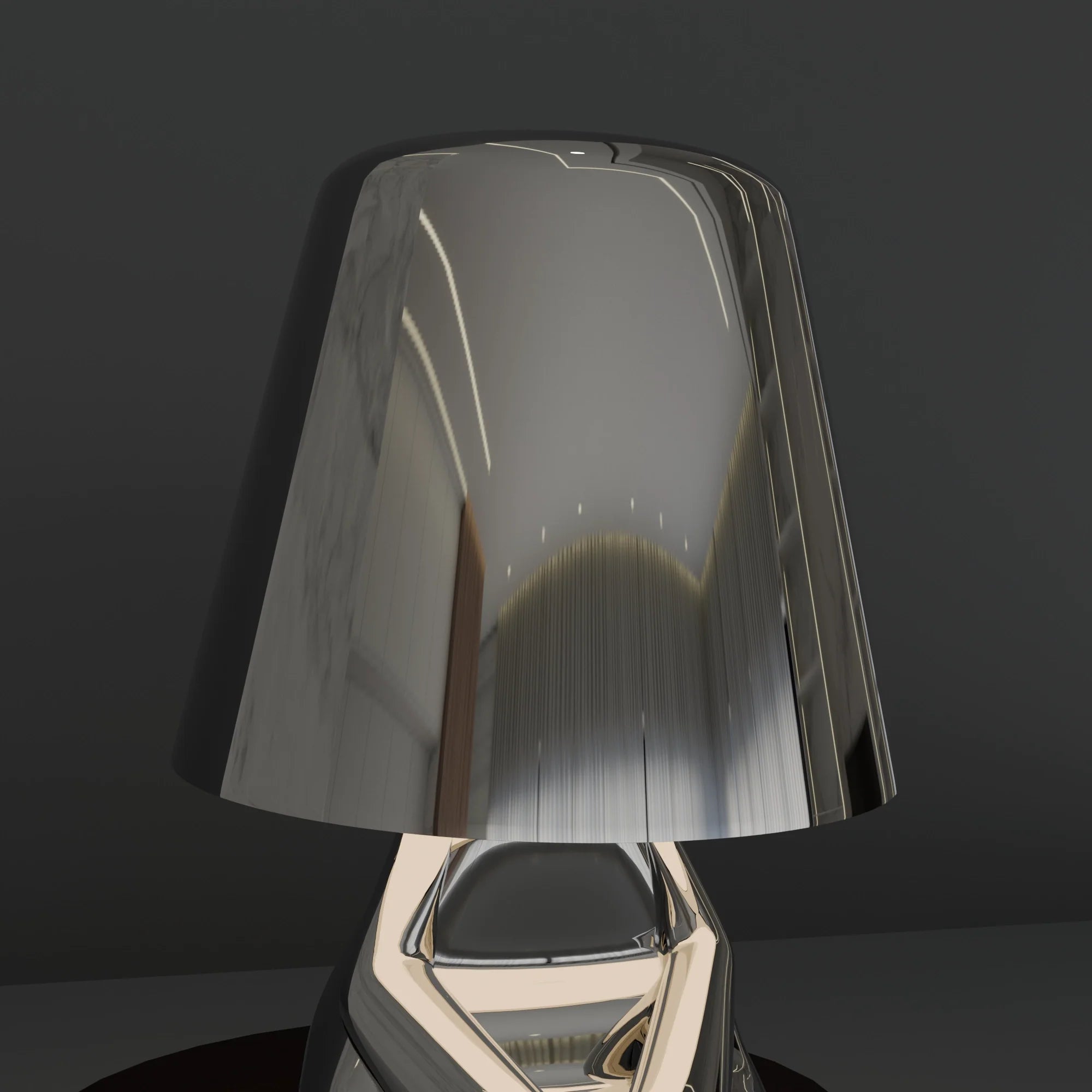 Contemporary Silver Metal Table Lamps for Living Room Bedroom Decor