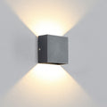 Sleek White Aluminum Square LED Wall Sconce for Contemporary Spaces