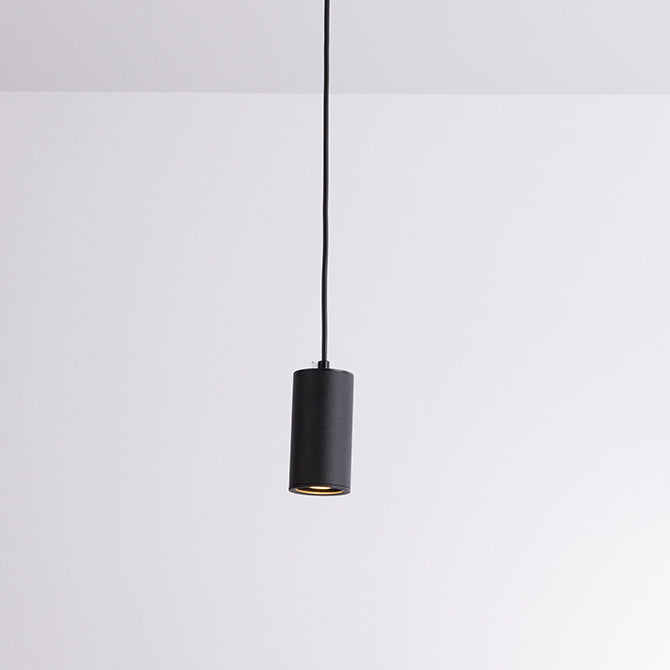 Modern Black Iron Mini Pendant Light Fixture for Minimalist Living Room