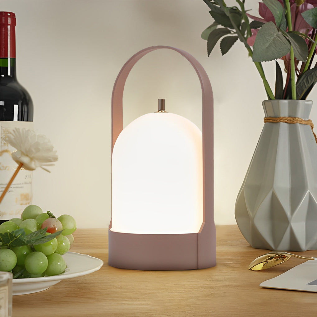 Stylish Portable LED Lantern Table Lamp for Indoor & Outdoor Use