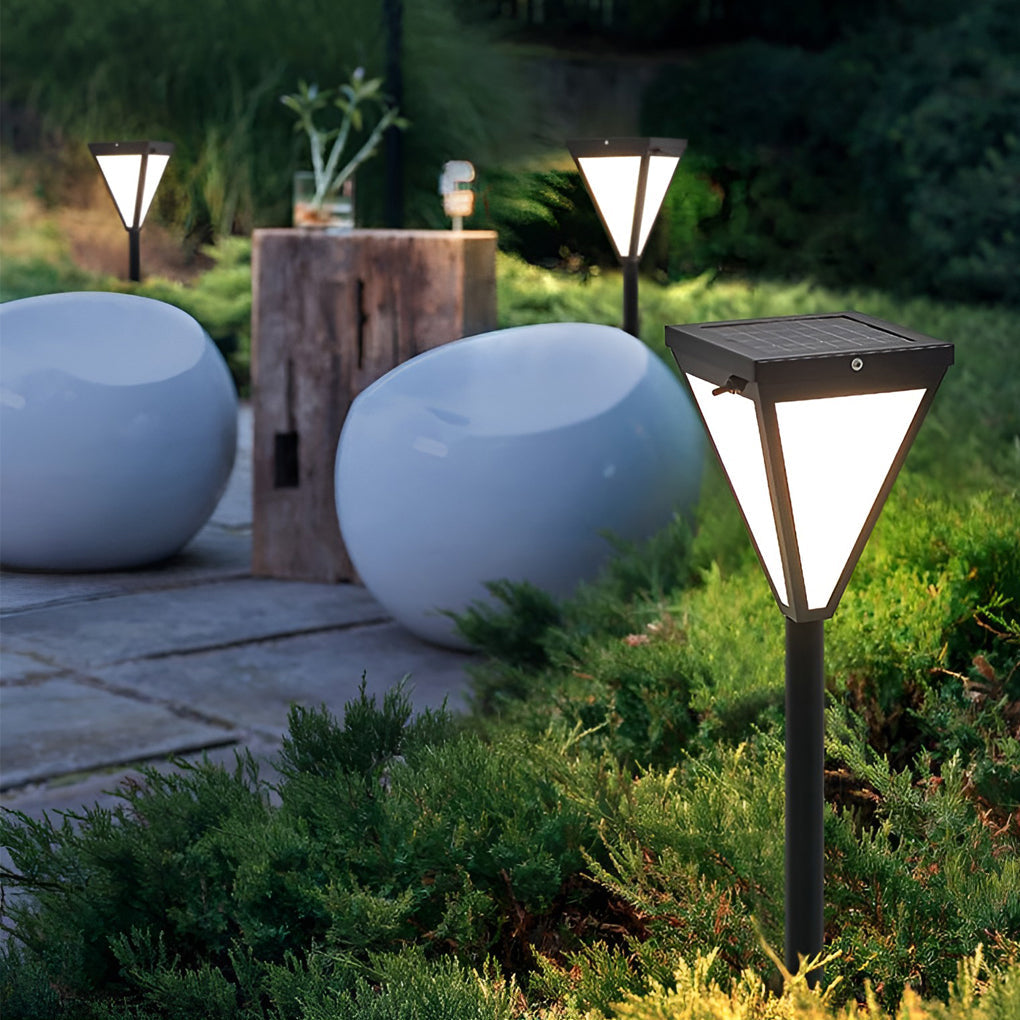 Elegant Waterproof 2.6W Solar LED Pathway Post Light for Outdoor Spaces