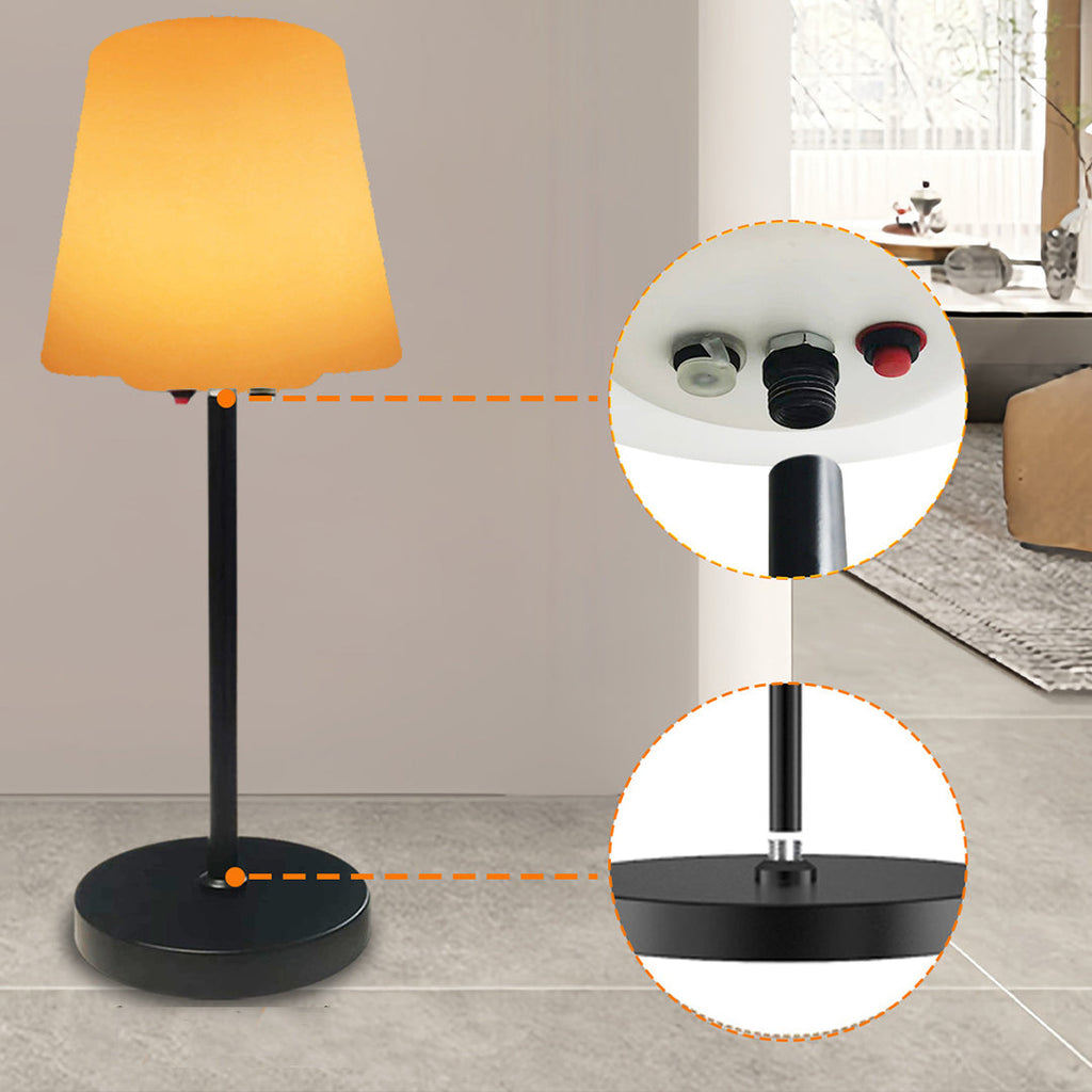 Elegant Waterproof Solar Desk Lamp with Remote Control for Outdoor Use