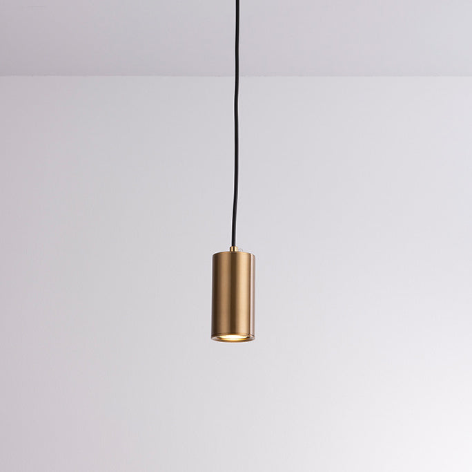 Modern Black Iron Mini Pendant Light Fixture for Minimalist Living Room