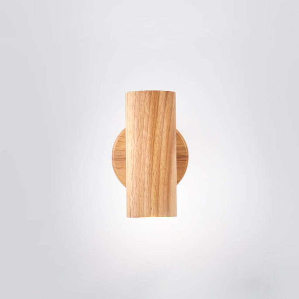Sleek Minimalist Wooden Track Wall Sconce Lamp for Modern Living Spaces