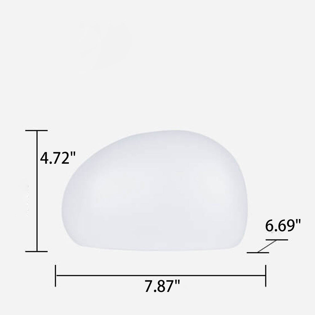 Bright White Solar-Powered Waterproof PE Spherical LED Lawn Lights