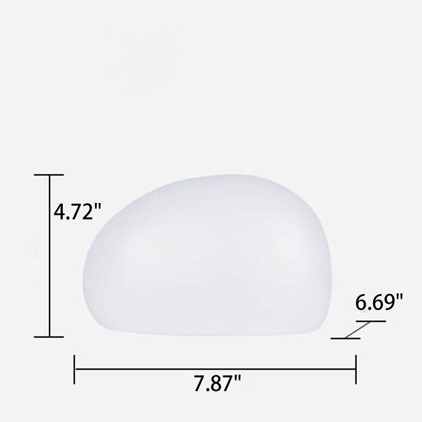 Bright White Solar-Powered Waterproof PE Spherical LED Lawn Lights