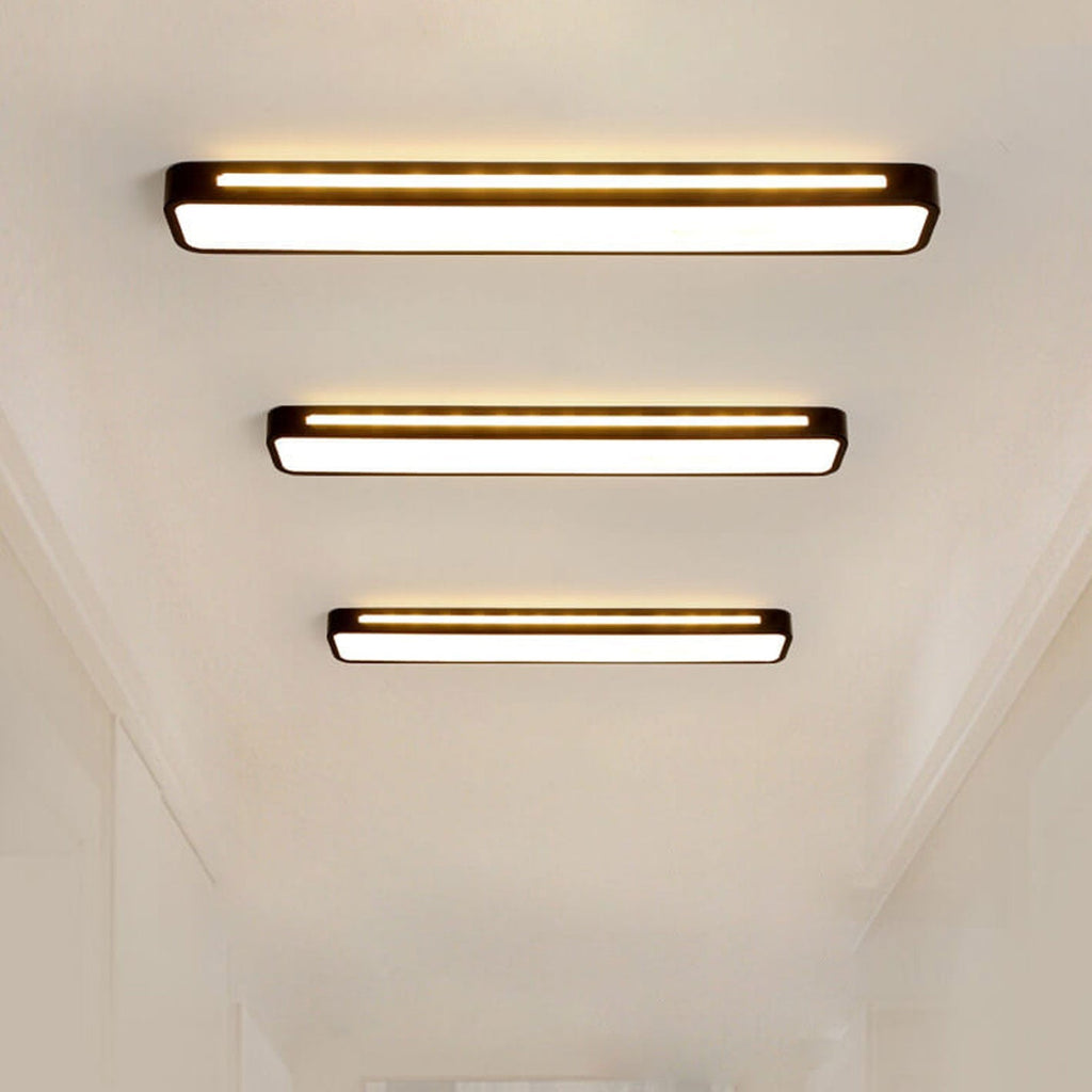 Nordic Minimalist White LED Flush Mount Ceiling Light for Modern Spaces