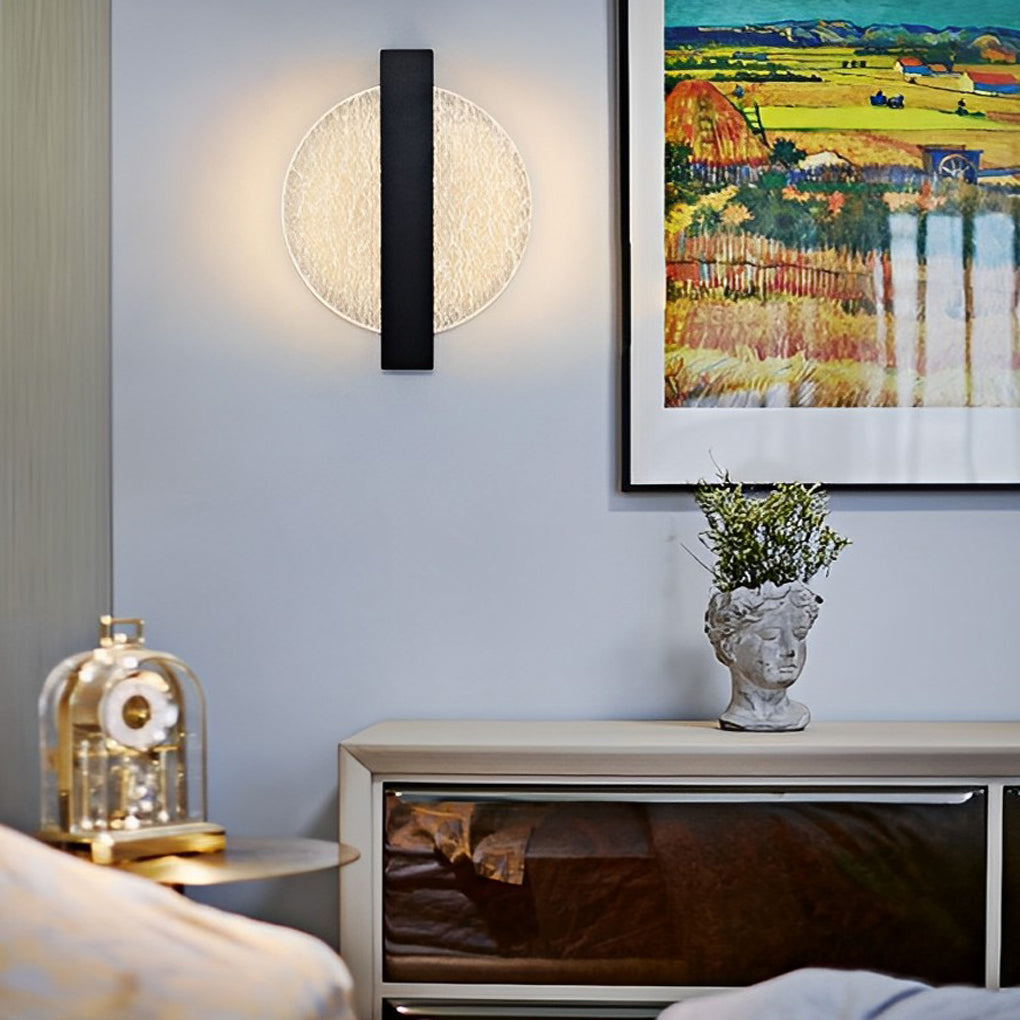 Nordic LED Wall Lamp, Round Square Semicircle Design for Bedroom Decor