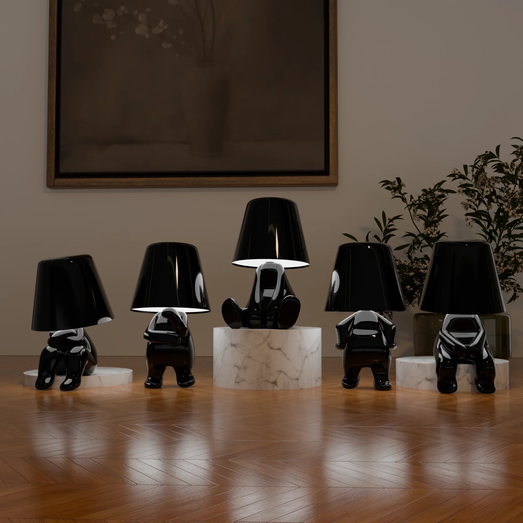 Elegant Black Metal Table Lamp Collection for Modern Living Spaces
