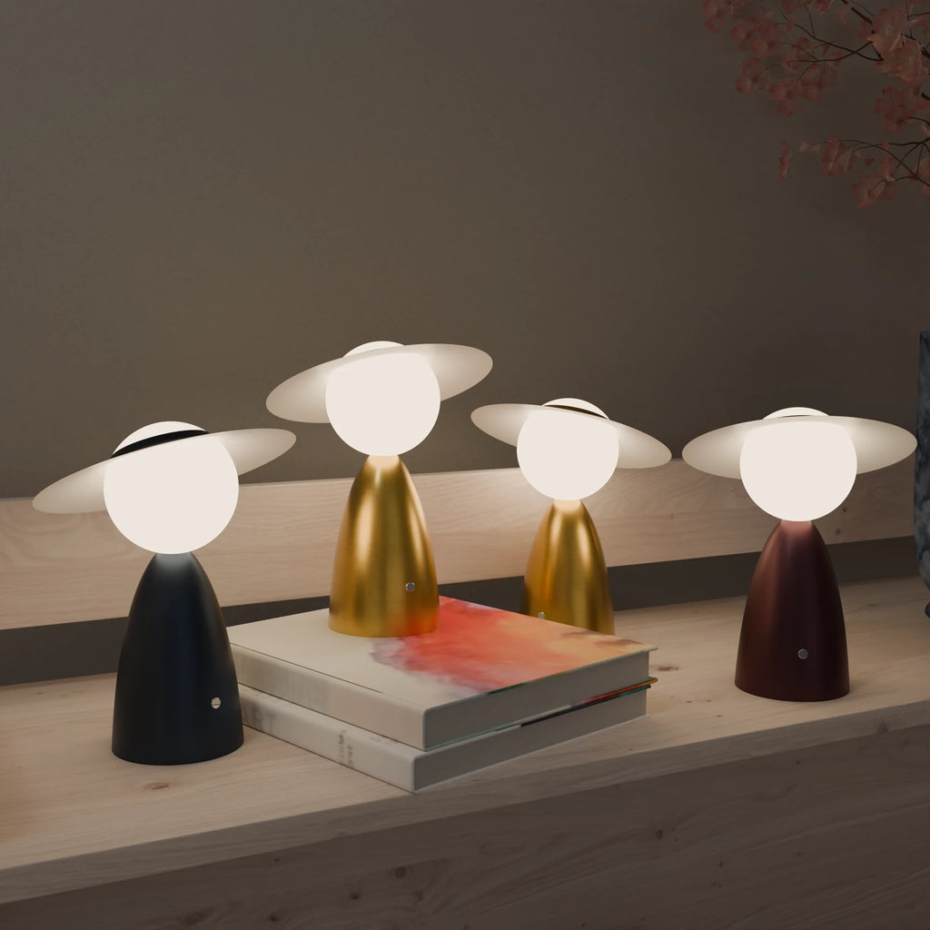 Stylish Modern White Ceramic Table Lamp for Bedroom or Living Room
