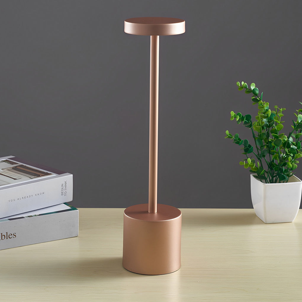 Modern Rechargeable LED Rod Table Lamp for Living Room Bedroom Decor