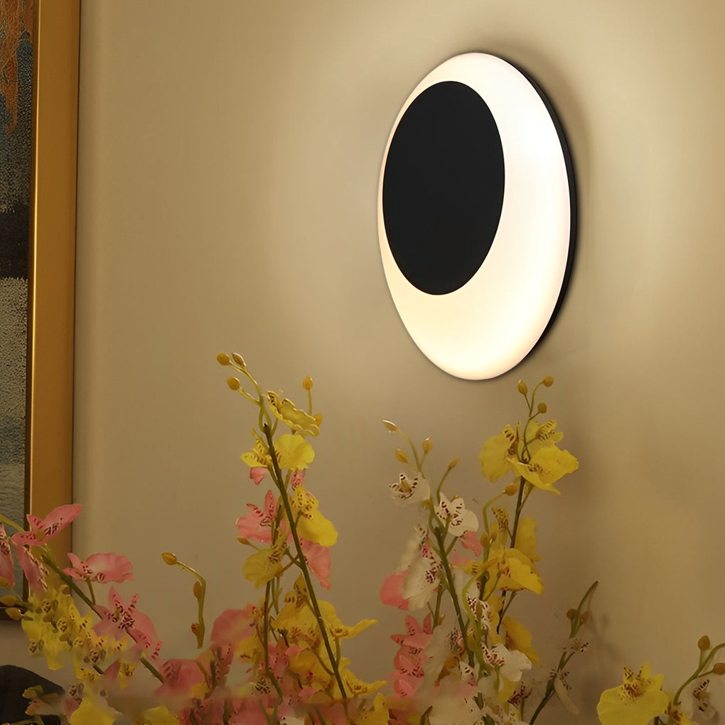 Modern Oval Waterproof LED Wall Sconce Light for Indoor Outdoor Decor