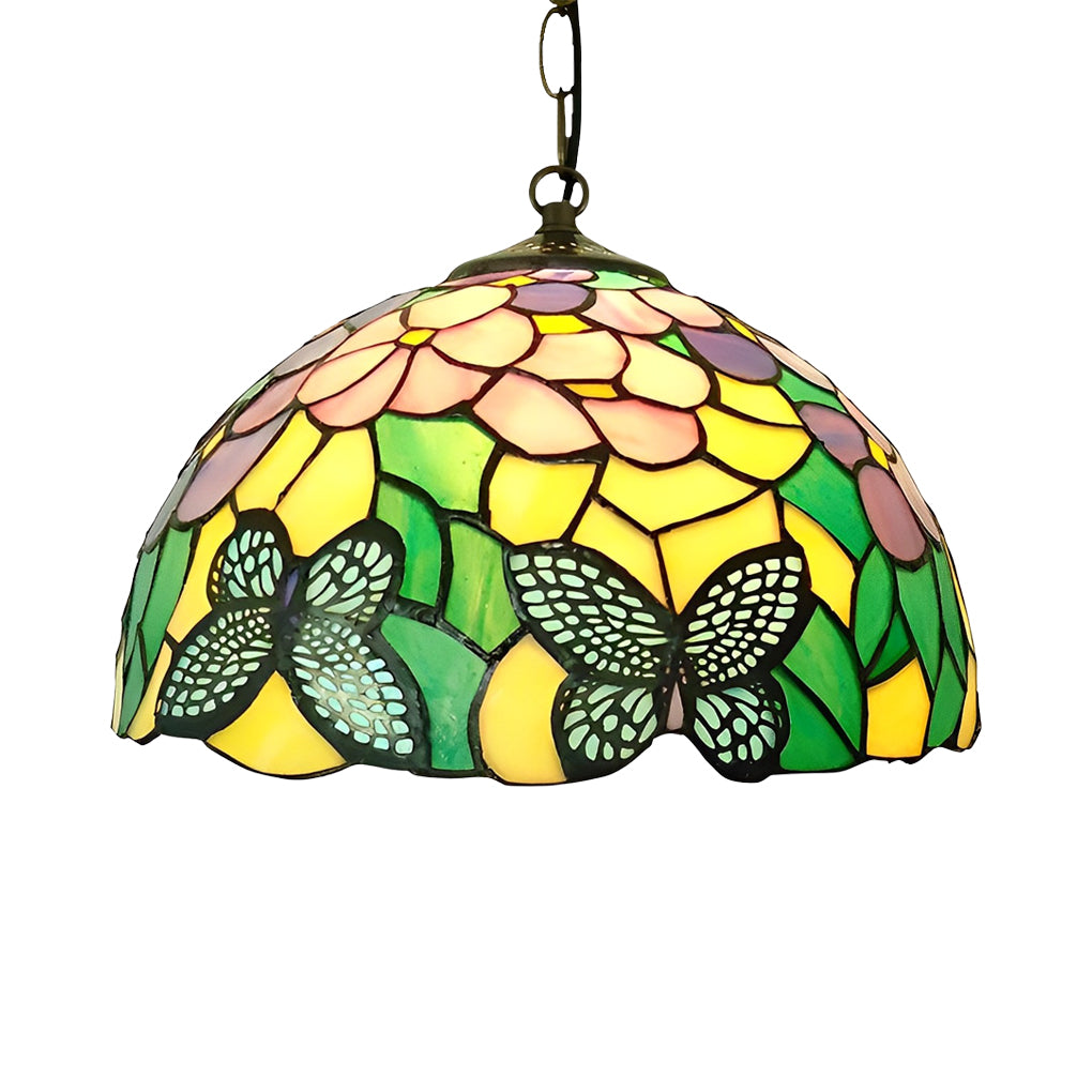 Colorful Handmade Baroque Glass Chandelier for Elegant Living Spaces
