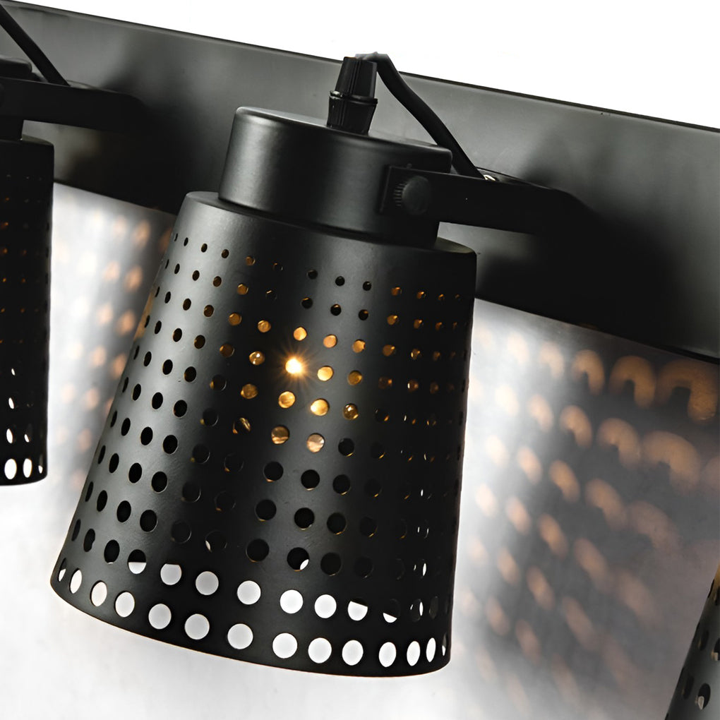Adjustable Black Iron Industrial Wall Sconce Light for Retro Home Decor