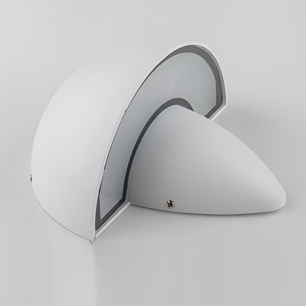 Modern Waterproof Mushroom-Shaped LED Wall Lamp for Outdoor Gardens