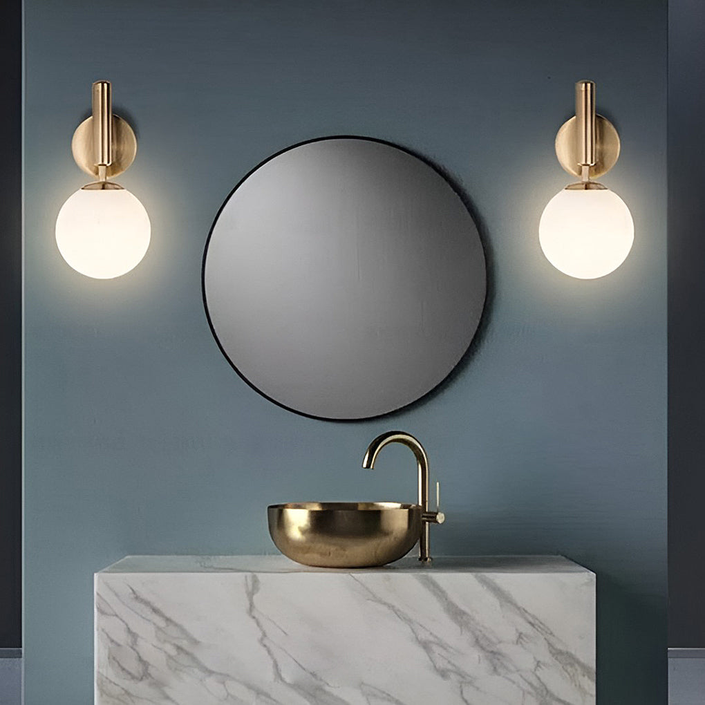 Nordic Glass Ball 5W LED Wall Sconce Light for Living Room & Bedroom