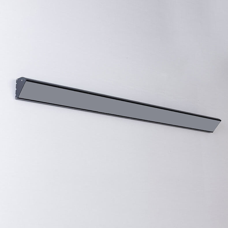Sleek Black Aluminum LED Wall Sconce Lamp for Indoor Outdoor Use