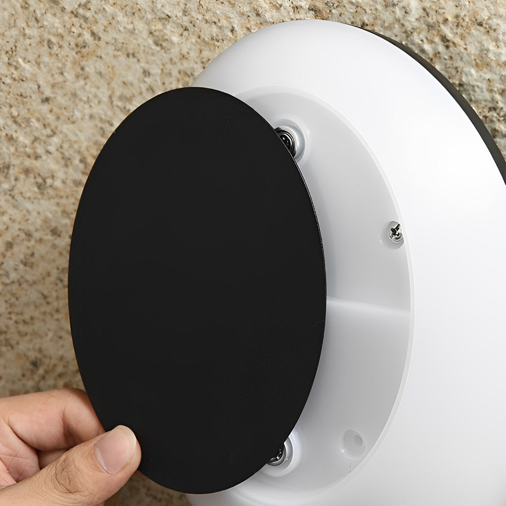 Modern Oval Waterproof LED Wall Sconce Light for Indoor Outdoor Decor