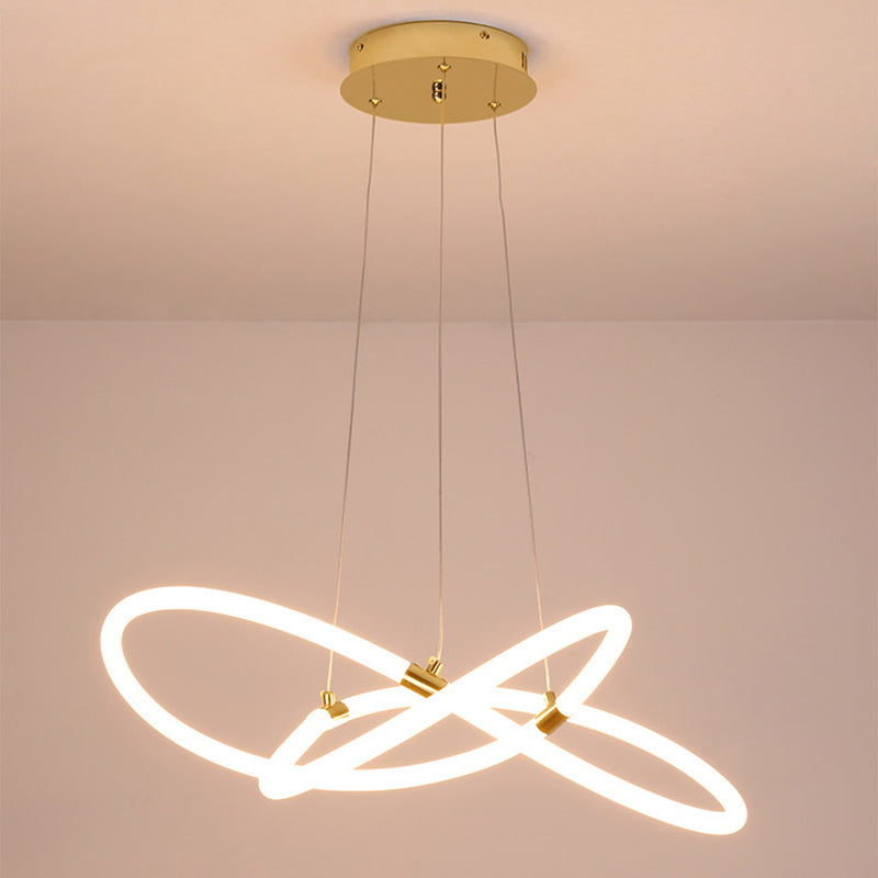 Nordic Style Acrylic LED Chandelier Pendant Light for Kitchen Island