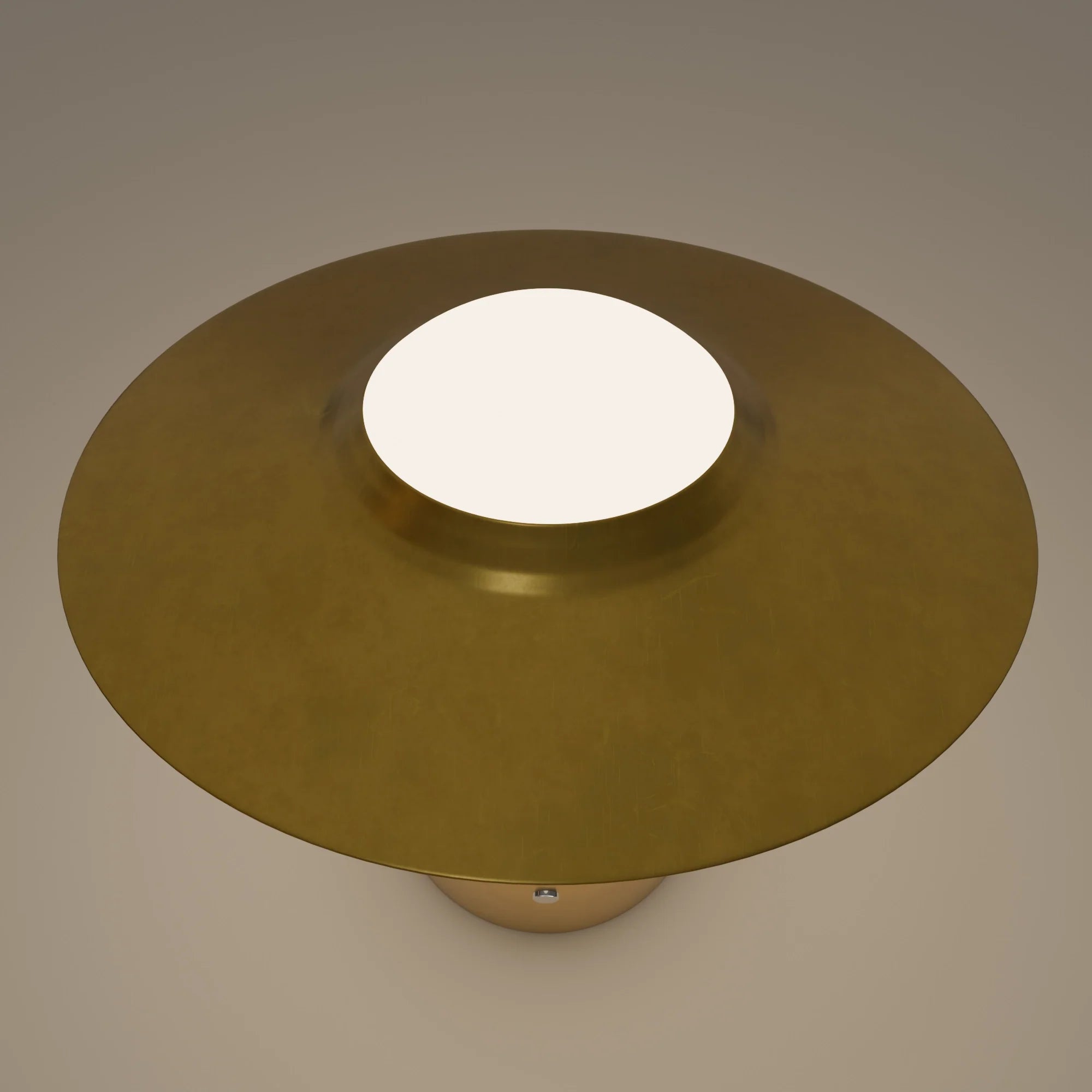 Elegant Gold Metal Table Lamp with White Shade for Living Room Décor