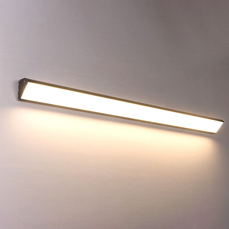 Sleek Black Aluminum LED Wall Sconce Lamp for Indoor Outdoor Use