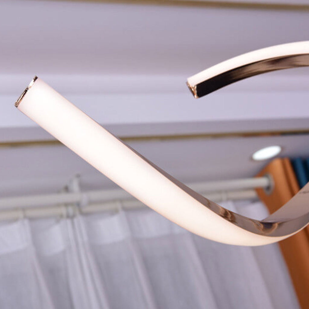 Sleek Modern Minimalist LED Chandelier Pendant Light for Kitchen Island