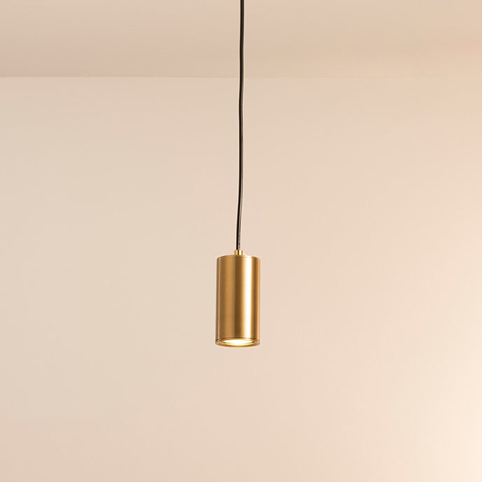 Modern Black Iron Mini Pendant Light Fixture for Minimalist Living Room