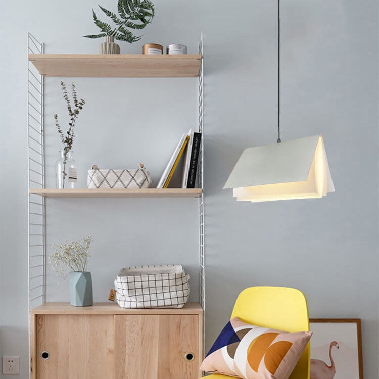 Elegant Metal and PVC Pendant Light Shade for Modern Home Decor